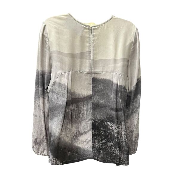 Rachel Comey Blouse in Grey Abstract NWT Size Small - Picture 2 of 3